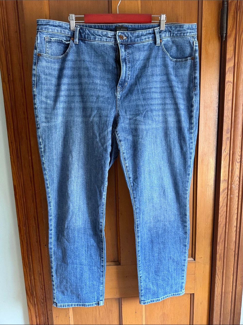 Talbots Women's Medium Blue Straight Leg Jeans